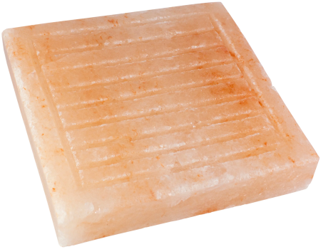 Гималайская соль плитка 20х20х3,5 рефленая ГРИЛЬ